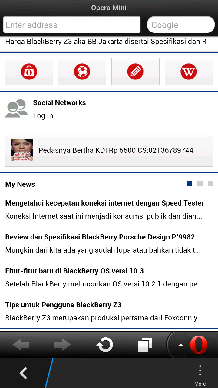 Sedikit review BlackBerry z3 (Jakarta) | zona kakazdenk